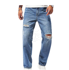 Jean décontracté droit taille mi-haute pour homme en velours côtelé 100 % coton, respirant, écologique, séchage rapide, logo personnalisable, hiver - Product Image 2