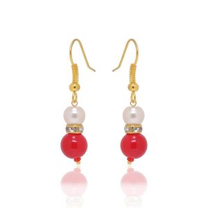 Boucles d'oreilles clous en cuivre avec pierre précieuse rubis naturelle rouge, hypoallergéniques, légères, pour usage quotidien, écologiques, design classique, unisexe - Product Image 6