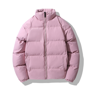 Wholesale Unisex Stand Collar Padded Jacket Multi Color Minimalist Winter <b>Warm</b> Quilted Coat Factory Direct Low Moq Supplier - Product Image 5