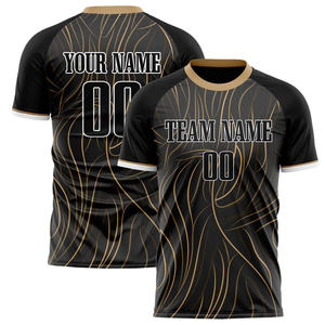 Maillot de football sublimé à prix de gros, impression par sublimation, manches courtes, col rond, polyester doux et léger pour hommes - Product Image 6
