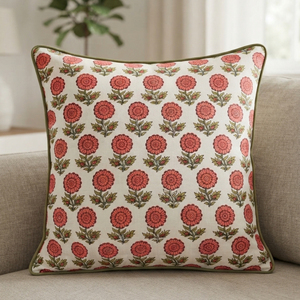 Funda de Cojín Decorativa de Lujo Hecha a Mano con Ribete de Algodón Puro, Funda de Almohada para Sofá Antibacteriana, Lavable, con Cierre de Cremallera para Decoración - Product Image 3