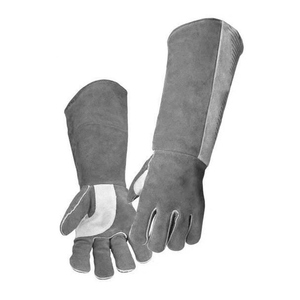 Gants de soudage en cuir de vachette renforcé, manchette de sécurité, résistants à la chaleur et aux étincelles, pour la lutte contre les incendies, la construction et usage général - Product Image 6