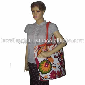 Fabric Printed Canvas Carry <b>Bag</b> for Multipurpose Shopping Reusable Shoulder Tote <b>Bag</b> for Women Flower Print Canvas Beach <b>Bag</b> - Product Image 6