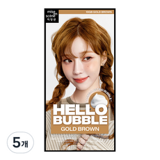 Tinte para el Cabello Hello Bubble de Mise En Scene, 5 Unidades, Color Marrón Dorado, Semipermanente, con Descuento - Product Image 1