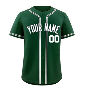 Diseño de Camiseta de Béisbol Personalizada, Transpirable, Antibacteriana, de Secado Rápido, Tallas Grandes, con Impresión de Logotipo del Equipo por Transferencia Térmica - Product Image 1