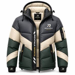 Chaqueta Acolchada con Capucha para Hombre, Nuevo Estilo, Tejido Suave y Cálido, Material Cómodo y Duradero, Transpirable y Ecológico - Product Image 1