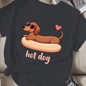 Camiseta cómoda para mujer you are one hot dog - Product Image 4