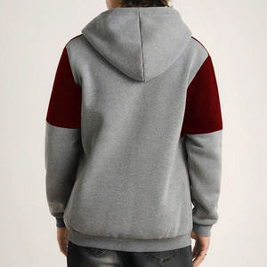 Vente en gros de sweats à capuche et sweat-shirts pour hommes à épaules tombantes et coupe oversize, de haute qualité, épais, avec logo personnalisé, en tissu éponge - Product Image 6