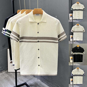 Polo Shirt High Quality Men's Embroidered Breathable Knitted polo Shirt Custom for Shirts - Product Image 1