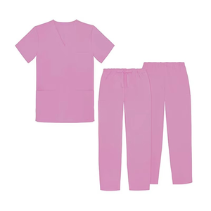 Plus Size Jogger with Long Stretchy Fashionable Nursing <b>Scrubs</b> for Doctors and Nurses Hospital Uniforms Set - Product Image 1