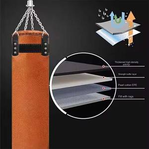 Customized Strong Human Punching Bags Kick Boxing Red Green Blue and Black Boxing Punching Bags with OEM Service - Product Image 3