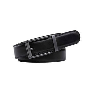 High Quality Black Leather Belt Top Quality And Comforetable Leather Fabric Oversized Leather Belt For Man - Product Image 1