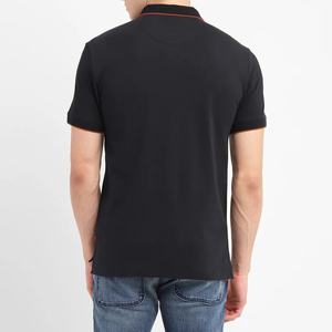 New Arrival <b>Classic</b> Design Men's for Shirts Solid Knitted Custom Logo Printed Casual Street Wear Short Sleeve Quick Dry 100% - Product Image 3