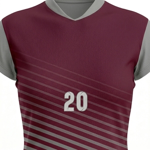 Maillot de volley-ball unisexe personnalisé imprimé en polyester 100% avec technologie de sublimation pour femmes et hommes, tailles plus grandes - Product Image 6
