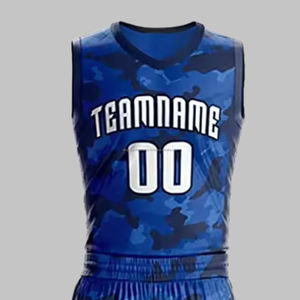 Maillot de basketball réversible personnalisable pour homme, uniforme d'entraînement respirant personnalisé, ensemble de vêtements de sport grande taille - Product Image 2