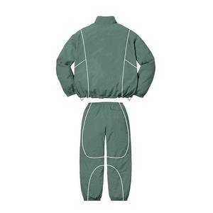 New Arrive Winter Printed Nylon Tracksuit <b>Wind</b> <b>Breaker</b> 2-Piece Jogging Full-Zip Jacket & Pants - Product Image 5