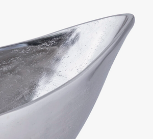 Nouveauté : Seau à glace ovale en métal argenté, grand bol à champagne sur piédestal, refroidisseur à vin pour bar à domicile et événements - Product Image 5