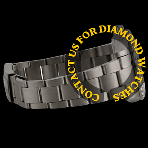 Última Colección de Relojes para Hombre, Esfera Redonda Roja con Bisel con Incrustaciones de Diamantes Moissanite, Acero Inoxidable, 41MM, Reloj Clásico de Marca - Product Image 2