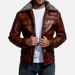 2026 Trending <b>Men</b> <b>Leather</b> <b>Jacket</b> Genuine <b>Leather</b> Fashion <b>Jacket</b> Manufacturer Supplier - Product Image 1