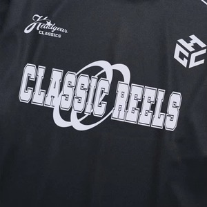 Maillot de football et de basketball rétro personnalisé en maille 100 % polyester de haute qualité, T-shirts streetwear courts et oversize avec motif imprimé - Product Image 2