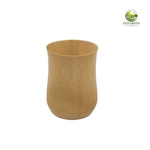 Gobelet en bambou naturel, écologique, réutilisable, design minimaliste, couvercles inclus, pour cadeaux, vente en gros directe d'usine - Product Image 4