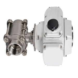 Válvula de Bola de Acero Inoxidable con Control Eléctrico de Alta Presión de 12V, Rosca BSP, Montaje ISO, OEM, C-Way - Product Image 3