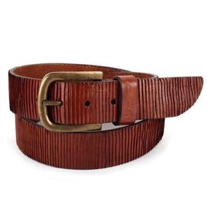 Cinturón de Cuero de Búfalo 100% Real, Hecho a Mano, Acabado Antiguo, Cinturones de Primera Calidad, Cinturones para Hombre en Oferta, a la Moda - Product Image 4