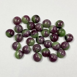 2024มาใหม่เกรด AAA ทับทิม zoisite Cabochon 4mm-10mm อัญมณีเรียบขายส่งหลวมสำหรับการทำเครื่องประดับ - Product Image 5