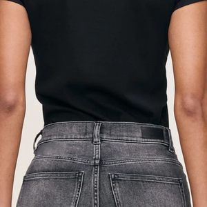 Fashionable And Trendy Design Women Tee Shirt With Slim Fit Design For Comfort And Relaxed Fit With Custom Logo Designing Solid - Product Image 5