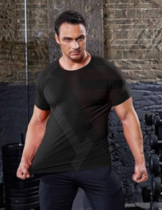 Camiseta Deportiva de Invierno para Hombre, Transpirable, Talla Grande, con Logotipo Personalizado, de Secado Rápido, para Gimnasio, Entrenamiento, con Botones al Frente, Venta al Por Mayor - Product Image 2