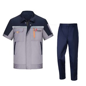 Wholesale Supplier stocks Custom <b>Work</b> <b>Clothes</b> Mechanic Coverall Overalls Workwear Industrial <b>Construction</b> Safety Uniform. - Product Image 1
