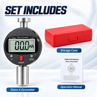 Duromètre numérique Shore A 0-100HA avec écran LCD et sonde en acier inoxydable - OEM disponible