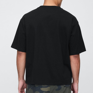 T-shirts oversize pour hommes, tissu en coton ample et élégant, respirant et confortable, streetwear urbain respirant. - Product Image 2