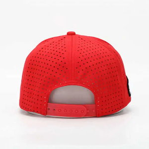 Wholesale Fast Dry Unisex Trucker <b>Hat</b> in Stock Customized Laser Perforated 5 Panel Waterproof Baseball <b>Cap</b> Four Seasons - Product Image 5