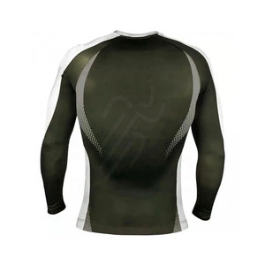 Rashguard MMA de Manga Larga sin Costuras, Diseño Personalizado, Alta Calidad, Transpirable, Secado Rápido, Ecológico, Spandex/Poliéster, Precio Económico - Product Image 2
