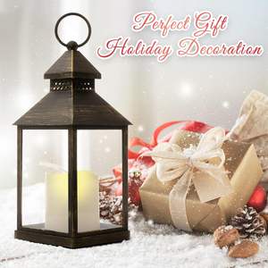 Farol Metálico Decorativo para Interiores, Acento para el Hogar que Brinda una Luminosidad Sutil para el Ambiente Nocturno, Venta al por Mayor - Product Image 3