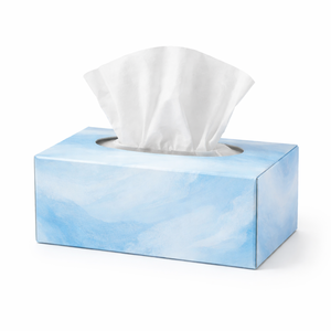 Caja de pañuelos faciales sostenible de material ecológico, pañuelos desechables para la industria hotelera y distribución doméstica - Product Image 1