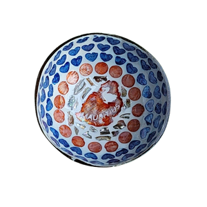 Cuencos de Coco Orgánicos Personalizables Royal Heritage Orient con Motivos Florales Pintados a Mano, Exportación a Granel, Precio Competitivo - Product Image 2