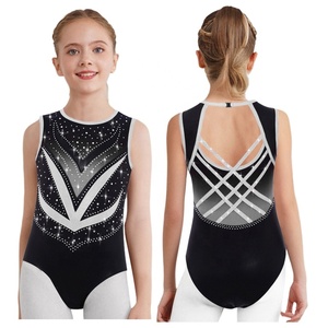 Leotardos de gimnasia rítmica para niñas de 6 a 16 años, ropa de baile contemporánea para entrenamiento - Product Image 2