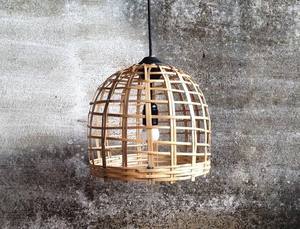 Pantalla de Lámpara Colgante de Bambú Natural Clásica, Tejida en Ratán, para Decoración del Hogar e Iluminación - Product Image 2