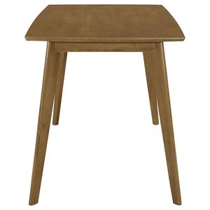 Retro Chestnut Dining <b>Table</b> with Angled <b>Legs</b> Vintage Style Furniture - Product Image 4