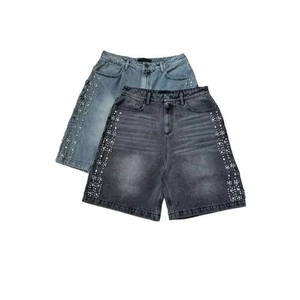High Quality Custom Sizes <b>Men</b> Denim Short Mid Elastic Solid Casual 100% Cotton Breathable Quick Dry 2026 New Arrival Cheap Price - Product Image 1