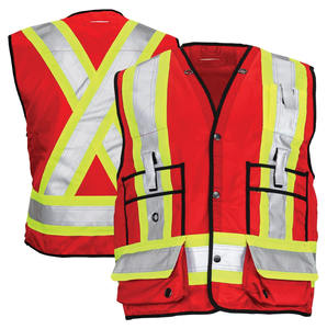 Chaleco de Seguridad Reflectante de Alta Visibilidad para Hombre, Ropa de Trabajo OEM, Transpirable, Múltiples Tallas, Venta Caliente - Product Image 1