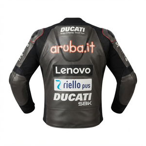 Men’s Ducati Cowhide Leather <b>Racing</b> <b>Jacket</b>/Chaqueta MotoCP Style CE Level 2 Armor Motorcycle Track Riding Protective Gear CE - Product Image 2
