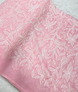 Malty embroidery fabric wholesale sequin lace fabric mesh fabric for abaya kaftan garment apparel sourcing buyer bulk export buy - Product Image 1