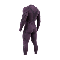Ensemble de compression personnalisé pour homme : Maillot de sport à manches longues et leggings, séchage rapide, extensible, pour fitness, course à pied et entraînement en salle de sport
