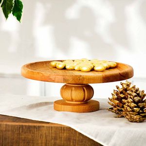 Soporte de Madera Resistente Hecho a Mano para Pasteles, Estilo Moderno Antiguo, Tamaño Personalizado, Superficie Amplia para Exhibición de Pasteles de Varias Capas, Uso en Catering - Product Image 2