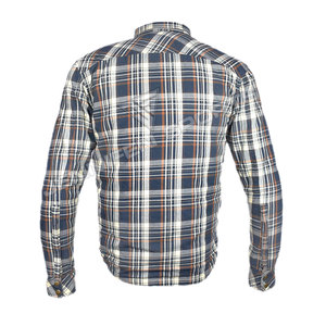 เสื้อเชิ้ตผ้าแฟลนเนลสำหรับขี่มอเตอร์ไซค์ผู้ชาย แห้งเร็ว กันลม OEM เสื้อป้องกันสำหรับขี่มอเตอร์ไซค์ อุปกรณ์สำหรับนักขี่มอเตอร์ไซค์ ขนาดสั่งทำพิเศษ บุผ้าเคฟลาร์ - Product Image 4