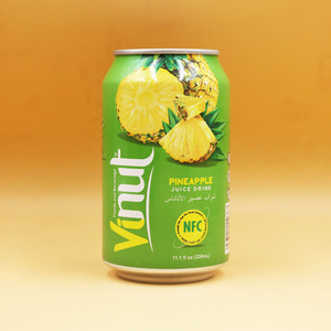 250ml de jus d'ananas en conserve VINUT marques de jus de fruits naturels moins de calories prix de gros - Product Image 3