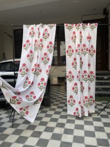 Cortinas de Algodón con Estampado Indio, Fabricante OEM, Tamaños Personalizados, Venta al Por Mayor para Hostelería y Exportación de Textiles para el Hogar - Product Image 6